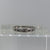 Blue Topaz & Diamond Channel Set Band Ring 9ct 9K White Gold - Size N