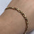 Fancy Elongated Oval Link Bracelet 9ct 9k Yellow Gold - 7.5"