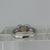 Chunky Shoulder Pearl Ring White Gold 9ct 9k - Size M