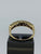 Diamond & Sapphire Ring 9ct Yellow Gold  - Size L 1/2