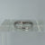 Diamond Wishbone Milgrain Ring 9ct 9K White Gold - Size J