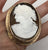 Large Cameo Portrait Brooch Pendant 9ct 9k Rose Gold