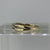 Diamond Trilogy Crossover Ring 10ct 10K Yellow Gold - Size O