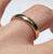 Wedding Band 3.45" Width Ring 9ct 9k Yellow Gold - Size N