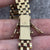 Fancy Tapered Watch Link Style Texture Detail Bracelet 9k 9ct Yellow Gold - 7.5"