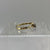 Diamond Solitaire Bypass Ring 9ct 9k Yellow Gold - Size O