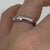 Diamond Band Ring 18ct 18K White Gold - Size K