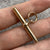 T-Bar Pendant Large 9ct 9k Old Rose Gold