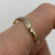 Diamond Fancy Wishbone Ring 9ct 9k Yellow Gold - Size O