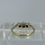 Diamond .25ct Trilogy Three-Stone Ring 9ct 9k Yellow Gold - Size Q