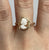 Cameo Oval Ring 9ct 9k Yellow Gold - Size P 1/2