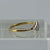 Diamond Art Deco Platinum Four Stone Ring 18ct 18k Yellow Gold - Size K