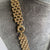 Panther Link Brick Link Chain Necklace 9ct 9k Yellow Gold - 18" Inches