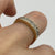 Diamond .10ct Half Eternity Band Ring 9ct 9k Yellow Gold - Size L