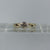 Solitaire Diamond Bypass Twist Ring 9ct 9K Yellow Gold - Size L