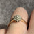 Diamond Cluster Ring 9ct 9k Yellow Gold  - Size N