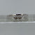 Diamond .15ct Duo Bypass Engagement Ring 18ct 18k White Gold  - Size N 1/2