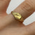 Heart Signet Ring 9ct 9k Yellow Gold - Size M