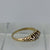 Antique Old Cut Diamond Boat Ring 18ct 18K Yellow Gold - Size K