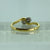 Diamond Toi Et Moi .50ct Bypass Ring 18ct 18k Yellow Gold - Size M 1/2