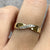 Diamond Twist Detail Band Ring 9ct 9k Yellow Gold - Size M