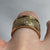 Diamond Pave Set Chunky Band Ring 10ct 10k Yellow Gold  - Size M