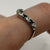 Sapphire & Diamond Wishbone Ring 9ct 9k Yellow Gold - Size P