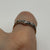 Sapphire & Diamond Wishbone Ring 9ct 9k Yellow Gold - Size P